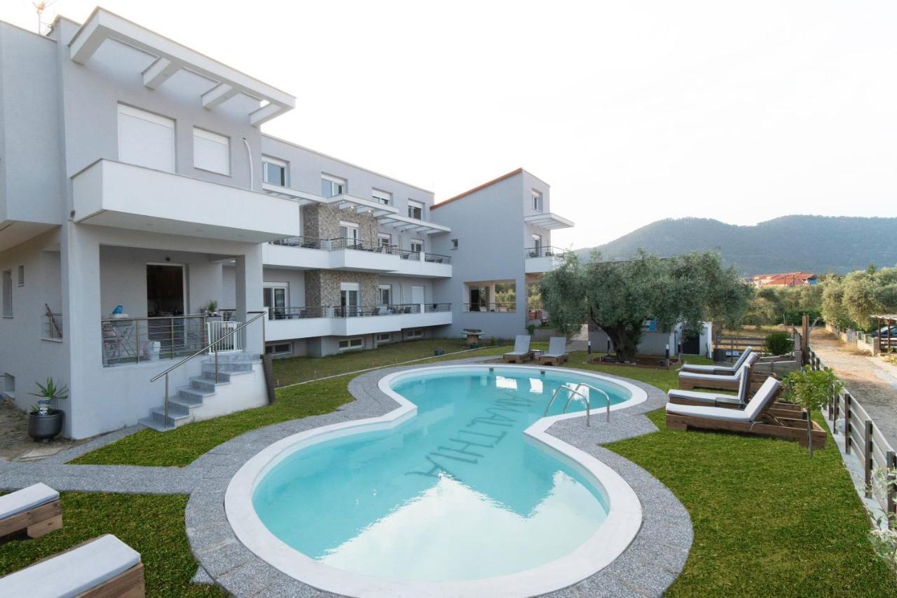 Hotel Amalthia à Skala Potamia  Extérieur photo